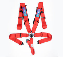 Load image into Gallery viewer, NRG 5PT 3in. Seat Belt Harness / Cam Lock - Red
