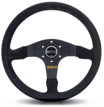 Load image into Gallery viewer, Sparco Steering Wheel 375 Suede Black

