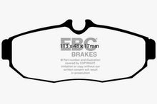 Load image into Gallery viewer, EBC 05-10 Ford Mustang 4.0 Bluestuff Rear Brake Pads
