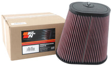 Load image into Gallery viewer, K&amp;N Universal Clamp-On Air Filter 3-1/8in Dual FLG  8-7/8in X 5-3/16 B 6-1/4in X 4IN T, 9inH W/STUD
