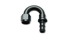 Load image into Gallery viewer, Vibrant -4AN Push-On 180 Deg Hose End Fitting - Aluminum
