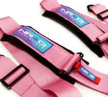 Load image into Gallery viewer, NRG 5PT 3in. Seat Belt Harness / Cam Lock - Pink
