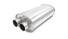 Load image into Gallery viewer, Vibrant Universal Streetpower 2.25in Stainless Steel Dual In-Out Oval Muffler
