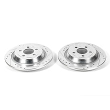 Load image into Gallery viewer, Power Stop 15-17 Ford F-150 Rear Evolution Drilled &amp; Slotted Rotors - Pair
