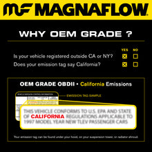 Load image into Gallery viewer, MagnaFlow Conv Univ 2.5in Inlet/Outlet Center/Center Oval 12in Body L x 6.5in W x 16in Overall L
