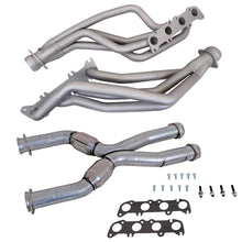 Load image into Gallery viewer, BBK 86-04 Ford Mustang Coyote Swap 1-3/4in Long Tube Headers w/High Flow Catted X-Pipe (Ti Ceramic)
