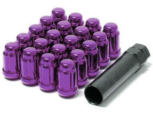 Load image into Gallery viewer, Wheel Mate Muteki Closed End Lug Nuts - Purple 12x1.50

