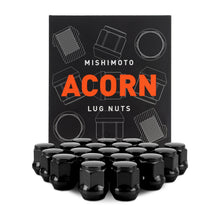 Load image into Gallery viewer, Mishimoto Steel Acorn Lug Nuts M12 x 1.5 - 20pc Set - Black
