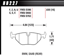 Load image into Gallery viewer, Hawk 1992-1998 BMW 318i HPS 5.0 Rear Brake Pads
