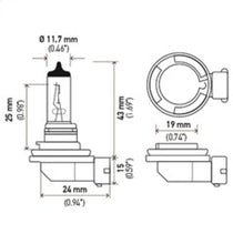 Load image into Gallery viewer, Hella Optilux XB Extreme Type H11 12V 80W Blue Bulbs - Pair
