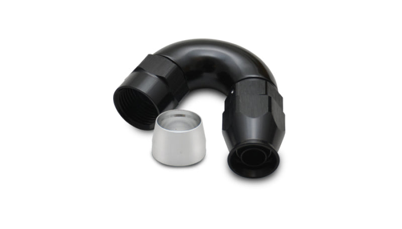 Vibrant -10AN 150 Degree Hose End Fitting for PTFE Lined Hose