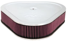 Load image into Gallery viewer, K&amp;N Triangle Air Cleaner Assembly - Red - Size 14in - 5.125in Neck Flange x 3in Height
