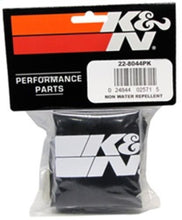 Load image into Gallery viewer, K&amp;N Universal Precharger Round Straight Air Filter Wrap Black 5in ID x 7in Height
