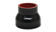 Load image into Gallery viewer, Vibrant 4 Ply Reducer Couper 1.5in ID x 1.375in ID x 3in Long - Black
