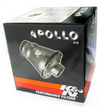 Load image into Gallery viewer, K&amp;N Universal Apollo Black Cold Air Intake - 70mm OD FLG PP
