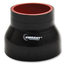 Load image into Gallery viewer, Vibrant 4 Ply Reducer Coupling 5in x 4in x 4.5in Long (BLACK)
