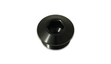 Load image into Gallery viewer, Vibrant Aluminum -16AN ORB Slimline Port Plug w/O-Ring - Anodized Black
