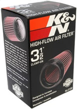 Load image into Gallery viewer, K&amp;N Filter Universal Rubber Filter 3 1/2 inch Flange 4 5/8 inch Base 3 1/2 inch Top 7 inch Height
