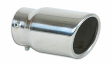 Load image into Gallery viewer, Vibrant 3in Round SS Bolt-On Exhaust Tip (Single Wall Angle Cut Rolled Edge)
