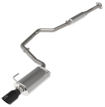 Load image into Gallery viewer, aFe POWER Takeda 12-16 Subaru Impreza 2.0L 2.5in 304SS CB Exhaust w/ Black Tips
