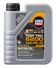 Load image into Gallery viewer, LIQUI MOLY 1L Top Tec 6200 Motor Oil SAE 0W20
