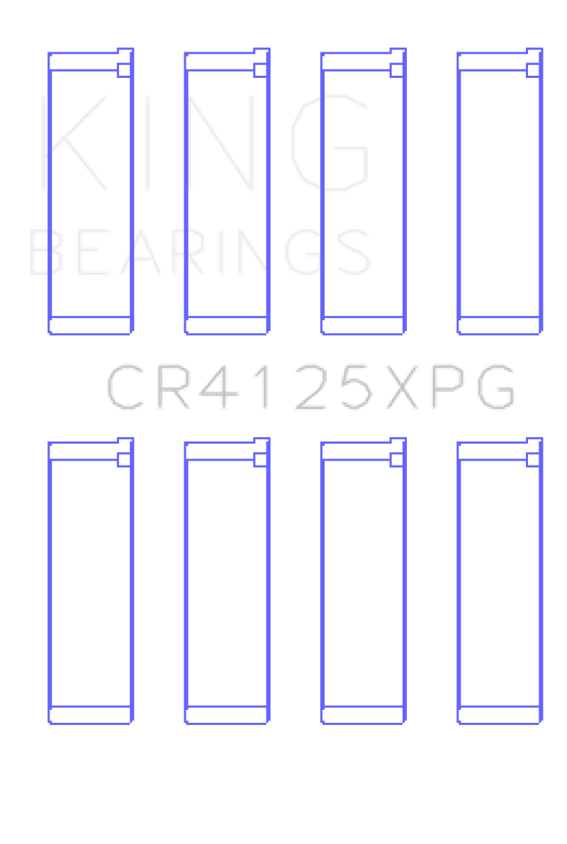 King Subaru EJ20/EJ22/EJ25 (Suites 52mm Journal Size) (Size STD) Tri-Metal Perf Rod Bearing Set