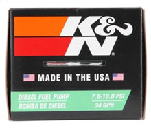 Load image into Gallery viewer, K&amp;N Performance Electric Fuel Pump 9-11.5 PSI Diesel
