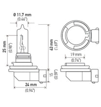 Load image into Gallery viewer, Hella Bulb H9 12V 65W PGJ19-5 T4
