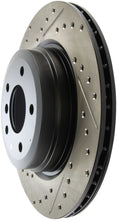 Load image into Gallery viewer, StopTech 06 BMW 330 / 07-09 BMW 335 Slotted &amp; Drilled Right Rear Rotor
