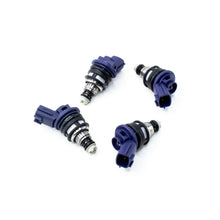 Load image into Gallery viewer, DeatschWerks Nissan G20 / SR20 / 240sx 740cc Side Feed Injectors
