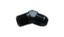 Load image into Gallery viewer, Vibrant -8AN to 3/8in NPT 45 Degree Elbow Adapter Fitting
