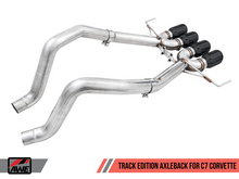 Load image into Gallery viewer, AWE Tuning 14-19 Chevy Corvette C7 Z06/ZR1 Track Edition Axle-Back Exhaust w/Black Tips
