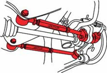 Load image into Gallery viewer, SPC Performance 93-07 Subaru Impreza (All) Rear EZ Arm XR Adjustable Control Arms
