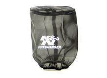 Load image into Gallery viewer, K&amp;N Universal Precharger Round Straight Air Filter Wrap Black 5in ID x 7in Height
