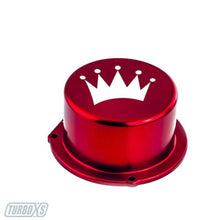 Load image into Gallery viewer, Turbo XS 15-16 Subaru WRX Billet Aluminum Vacuum Pump Cover - Red
