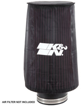 Load image into Gallery viewer, K&amp;N Universal Round Tapered Filter Wrap - Black - 6in Base ID x 4.625in Top ID x 9in Height
