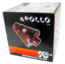 Load image into Gallery viewer, K&amp;N Universal Apollo Black Cold Air Intake - 70mm OD FLG PP
