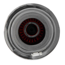 Load image into Gallery viewer, K&amp;N Universal Air Filter Chrome Round Tapered Red - 4in Flange ID x 1.125in Flange Length x 9.5in H
