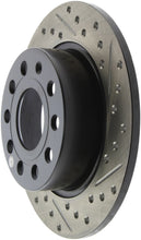 Load image into Gallery viewer, StopTech 11-17 Volkswagen Jetta /Golf / Golf GTI Slotted &amp; Drilled Rear Left Rotor
