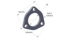 Load image into Gallery viewer, Vibrant 3-Bolt T304 SS Exhaust Flange (2.5in I.D.)
