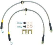 Load image into Gallery viewer, StopTech 04-07 STi &amp; 06-07 WRX Stainless Steel Front Brake Lines
