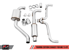 Load image into Gallery viewer, AWE Tuning Volkswagen GTI MK7.5 2.0T Touring Edition Exhaust w/Chrome Silver Tips 102mm
