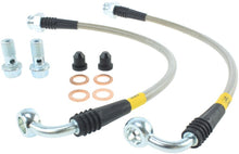 Load image into Gallery viewer, StopTech 07-08 Infiniti G35 Rear Stainless Steel Brake Lines
