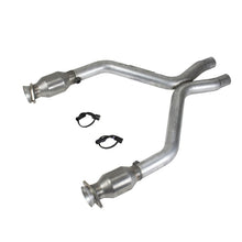 Load image into Gallery viewer, BBK 11-14 Mustang 3.7 V6 Short Mid X Pipe With Catalytic Converters 2-1/2 For BBK Long Tube Headers
