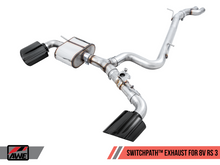 Load image into Gallery viewer, AWE Tuning 17-19 Audi RS3 8V SwitchPath Exhaust w/Diamond Black RS-Style Tips
