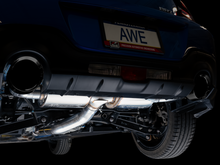 Load image into Gallery viewer, AWE Subaru BRZ/ Toyota GR86/ Toyota 86 Touring Edition Cat-Back Exhaust- Diamond Black Tips
