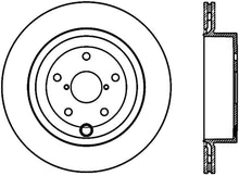 Load image into Gallery viewer, StopTech 08+ Subaru STI (Will Not Fit 05-07) Slotted &amp; Drilled Sport Brake Rotor
