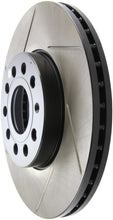 Load image into Gallery viewer, StopTech Power Slot 05-10 VW Jetta (except Wagon) Front Left Slotted Rotor
