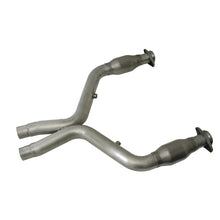 Load image into Gallery viewer, BBK 11-14 Mustang 5.0 Short Mid X Pipe With Catalytic Converters 3.0 For BBK Long Tube Headers
