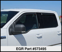 Load image into Gallery viewer, EGR 15+ Ford F150 Crew Cab In-Channel Window Visors - Set of 4 - Matte (573495)
